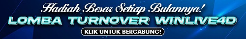 Event Lomba Turn Over Mingguan Winlive4D